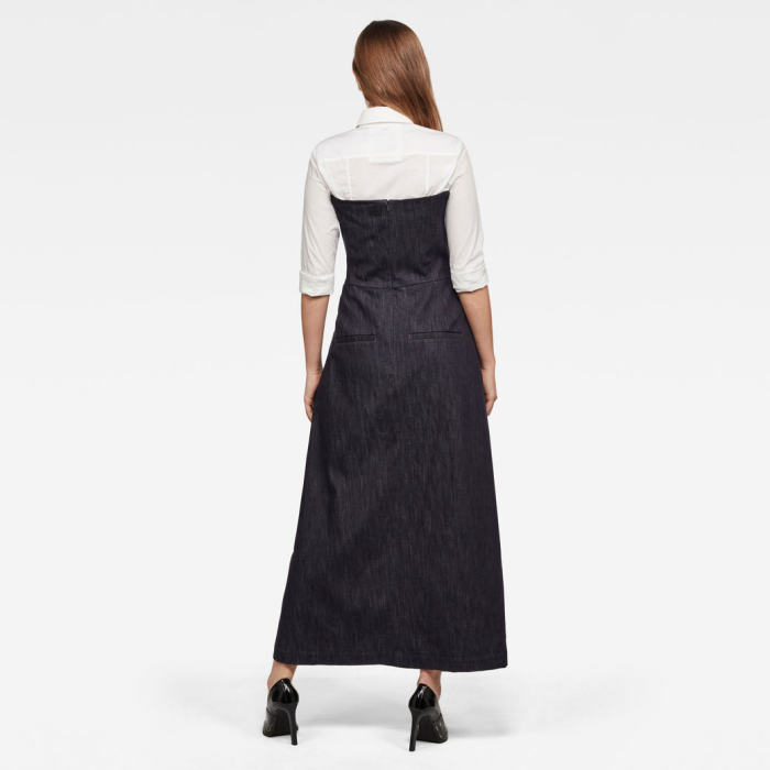 Rochie Dama, G-Star Raw, Din denim cu bustiera strâmtă, Bleumarin [2]