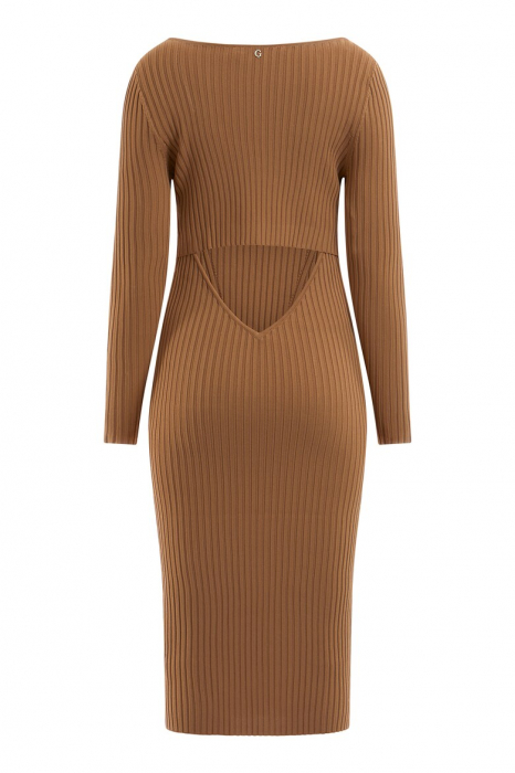 Rochie Dama, Guess, Cambrata, Guler in V, Maro [6]