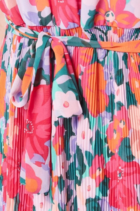 Rochie Dama, Vila, Multicolor, Cu imprimeu floral [4]