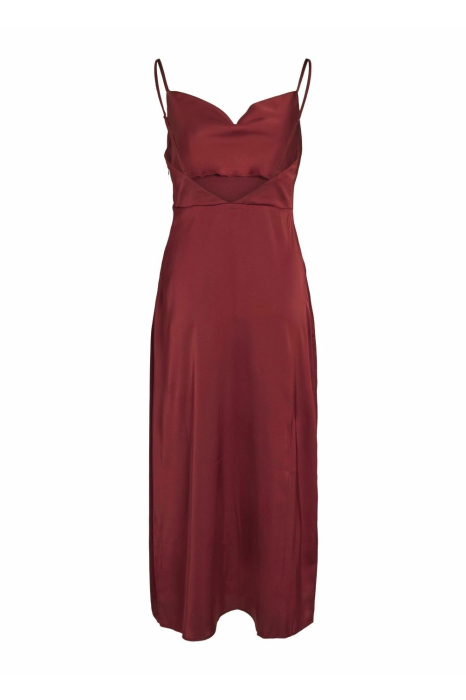 Rochie Dama, Vila, Roz, Cu Bretele, Spate Deschis [7]