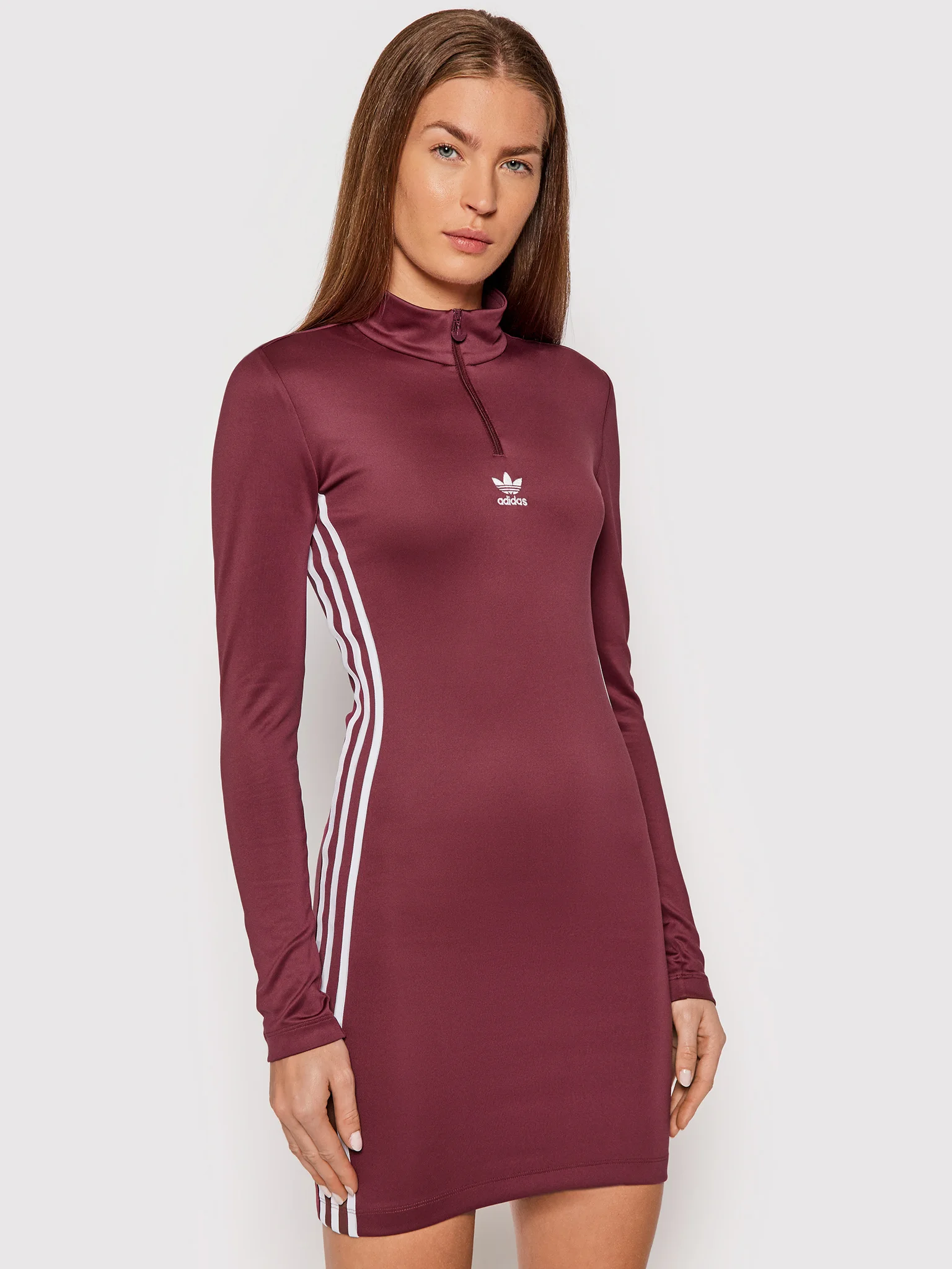 Rochie Sport Dama, Adidas Originals, Maneci lungi si croiala potrivită, S (36) [2]