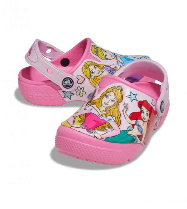 Saboți copii, Crocs, Disney Princess, Roz [4]