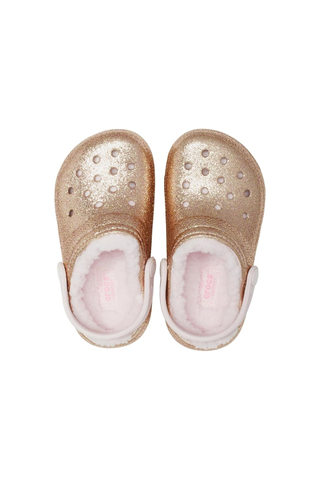 Saboți Copii, Crocs, Captusit cu plus, Glitter, Clogs, Roz [5]