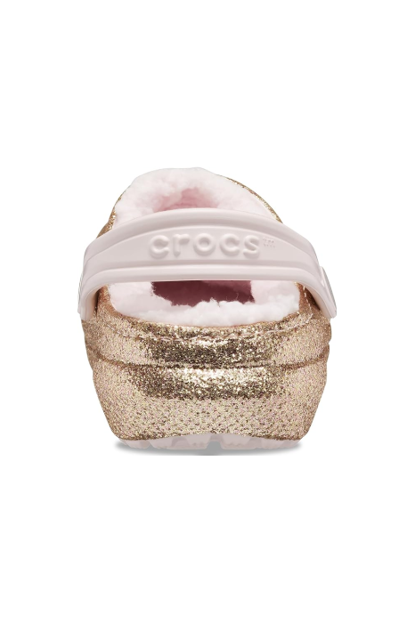 Saboți Copii, Crocs, Captusit cu plus, Glitter, Clogs, Roz [6]