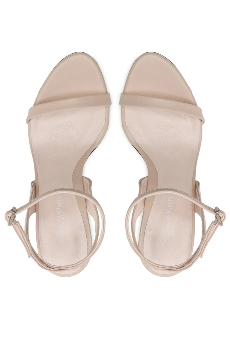 Sandale Dama, Calvin Klein, Stilleto, Bej, Piele naturală [2]