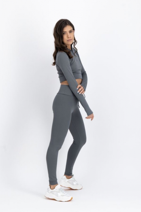 Set bluza si colanti dama, Kings & Clowns, Fitness & Sport, 2 Bucati [2]