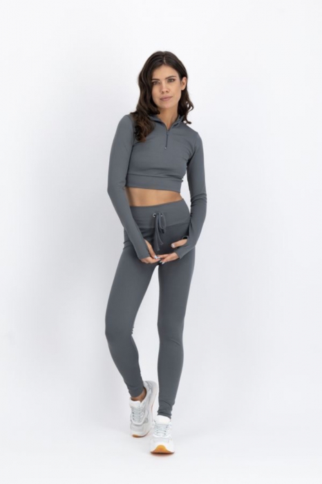 Set bluza si colanti dama, Kings & Clowns, Fitness & Sport, 2 Bucati [3]