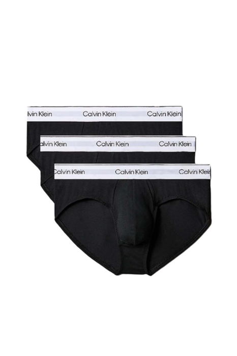Set chiloti barbati, Calvin Klein, 3 Perechi, Negru, Bumbac, Logo [1]