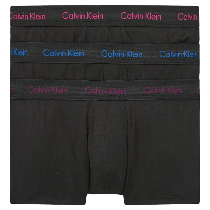 Set de boxeri Barbati, Calvin Klein, 3 Perechi, Negru, Bumbac, M INTL [4]