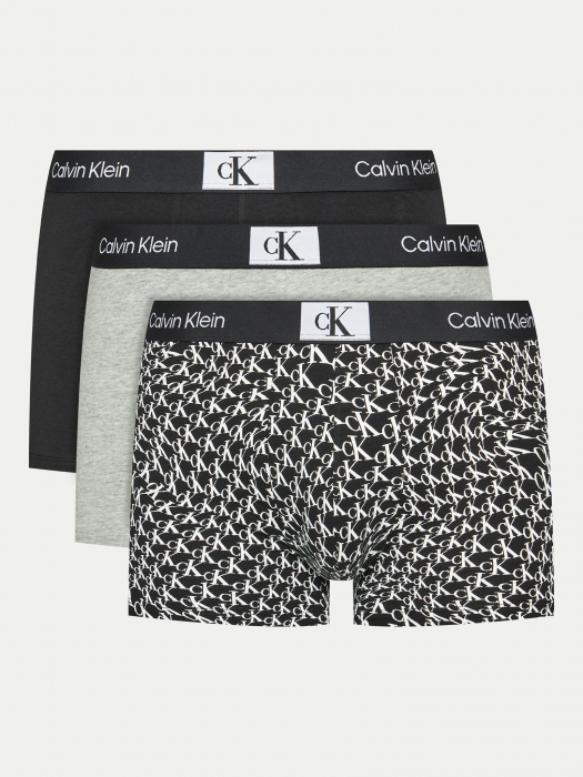 Set de boxeri bărbați, Calvin Klein, 3 Piese, Banda Lata, Bumbac [1]