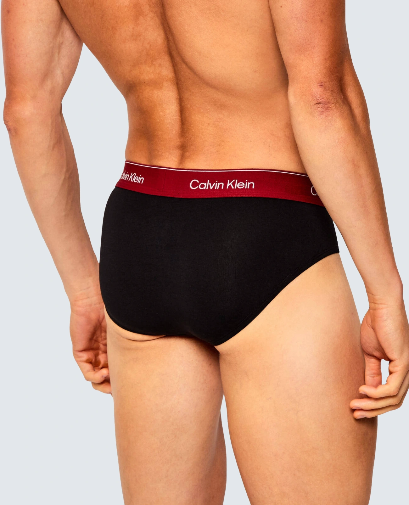 Set de chiloti barbati, Calvin Klein, Negru, Bumbac, 3 Perechi [3]