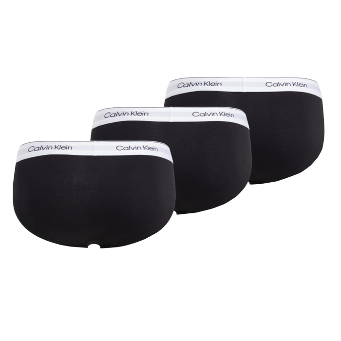 Set de chiloti barbati, Calvin Klein, Negru, Bumbac, Logo [2]