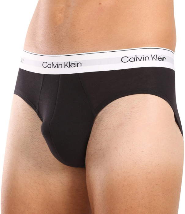 Set de chiloti barbati, Calvin Klein, Negru, Bumbac, Logo [4]