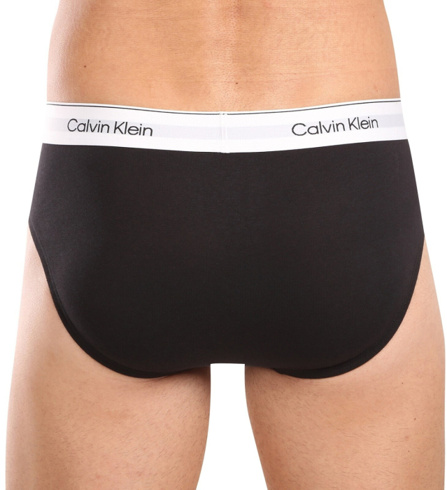 Set de chiloti barbati, Calvin Klein, Negru, Bumbac, Logo [5]