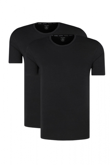 Set tricou bărbați, Calvin Klein, Negru, Bumbac, 2 Piese [1]