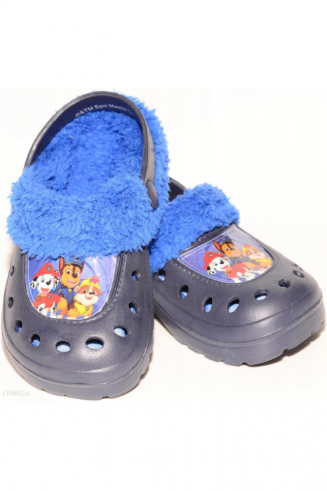 Slapi Copii, Paw Patrol, Captusit cu plus, Albastru, 27/28 [4]