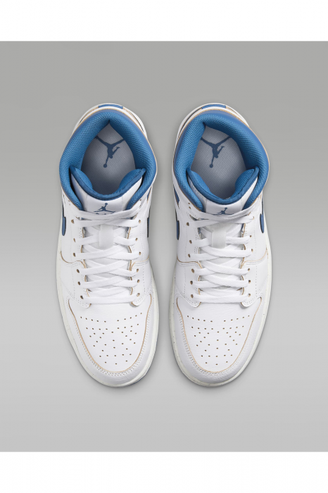 Sneakers Barbati, Air Jordan, 1 Mid SE, Piele, Alb, 44 EU [4]