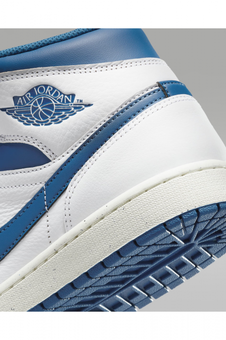 Sneakers Barbati, Air Jordan, 1 Mid SE, Piele, Alb, 44 EU [7]