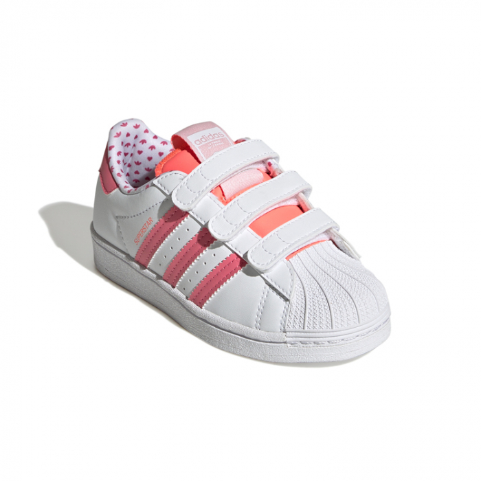 Sneakers Copii, Adidas Originals, Superstar, Valentine's Day, Alb [5]