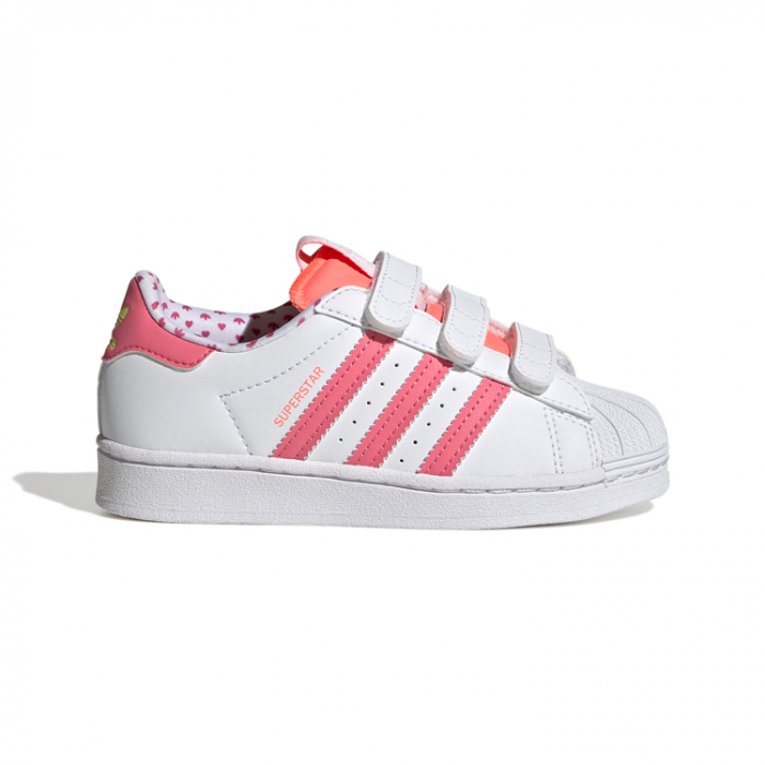 Sneakers Copii, Adidas Originals, Superstar, Valentine's Day, Alb [2]