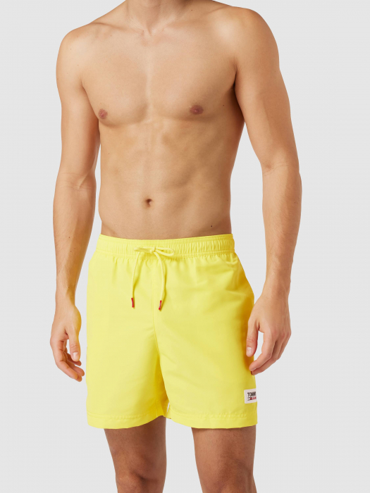Pantaloni de baie barbati, Tommy Hilfiger, Galben, Logo [1]
