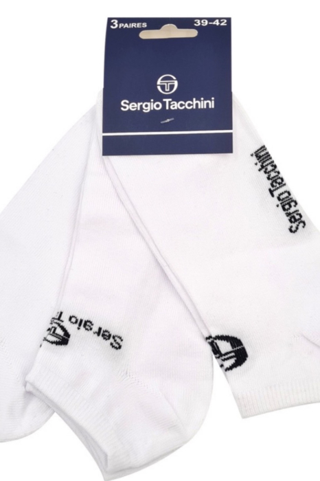 Șosete scurte barbati, Sergio Tacchini, Set 3 bucati, Bumbac, Logo Brodat [2]