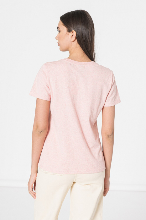 Superdry, Tricou Dama, De bumbac cu imprimeu logo, Roz pastel, S [2]