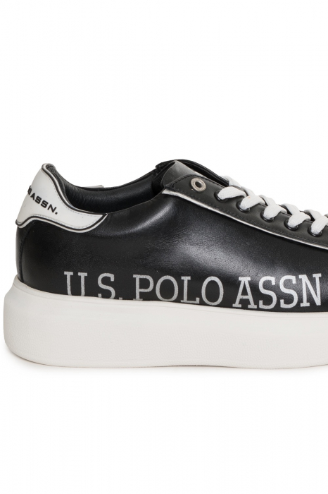 Sneakers Dama, U.S. Polo ASSN, Piele, Negru, 39 EU [4]