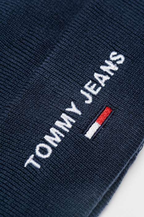 Tommy Jeans, Caciula cu logo brodat, Albastru marin, One Size [5]