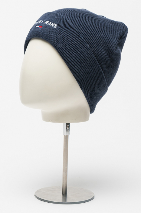 Tommy Jeans, Caciula cu logo brodat, Albastru marin, One Size [3]