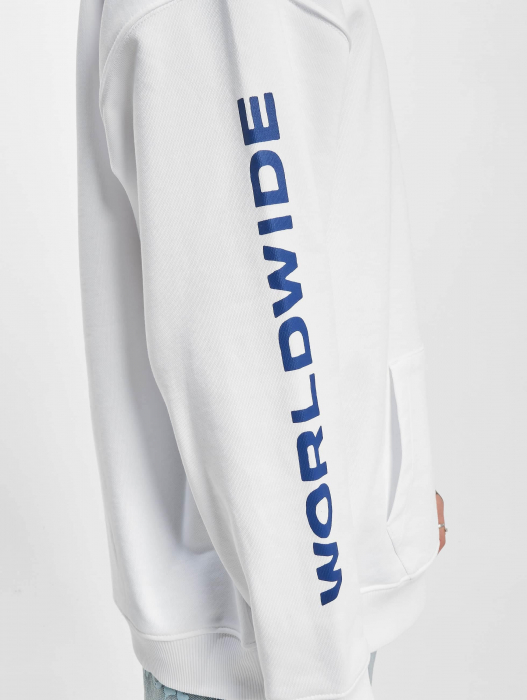 Tommy Jeans, Hanorac Bărbați, Din bumbac organic, Cu imprimeu pe partea din spate, Alb [6]