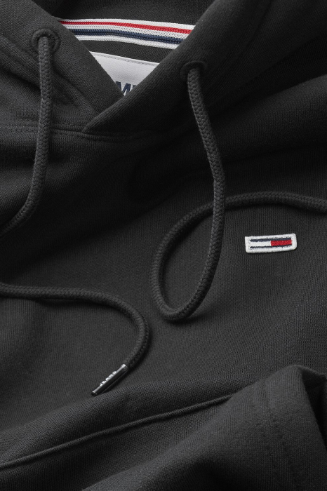 Tommy Jeans, Hanorac Bărbați, Regular fit, Cu buzunar kangaroo, Negru [6]