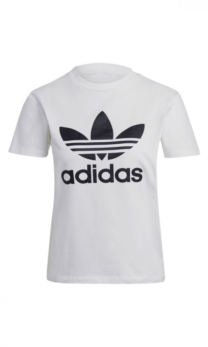 Tricou Dama, Adidas Originals, Trefoil Tee, Alb, Bumbac, Logo Printat, L [1]