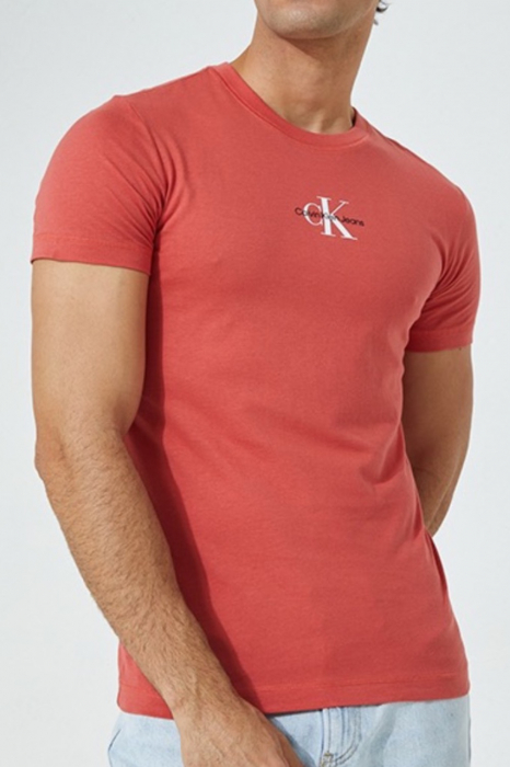 Tricou Barbati, Calvin Klein Jeans, Rosu Coral, M INTL [1]