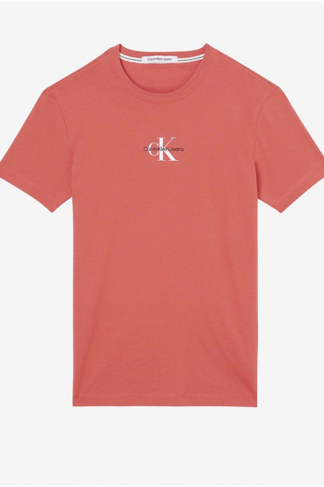 Tricou Barbati, Calvin Klein Jeans, Rosu Coral, M INTL [4]