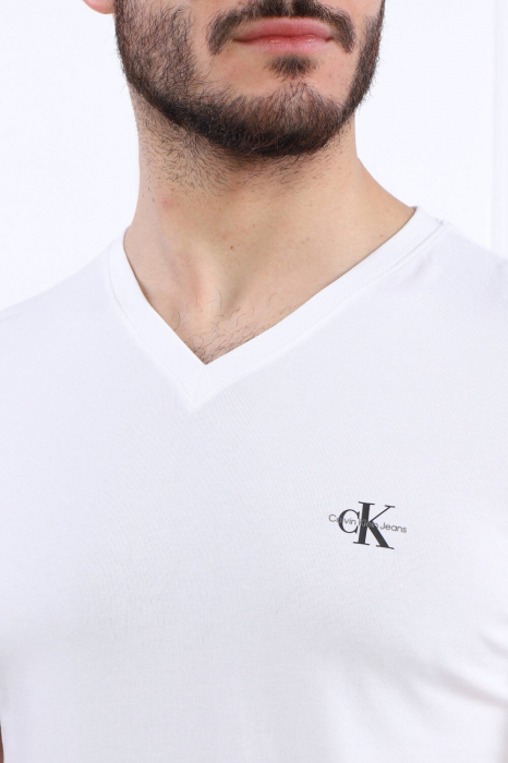 Tricou Barbati, Calvin Klein Jeans, V-neck, Bumbac [4]