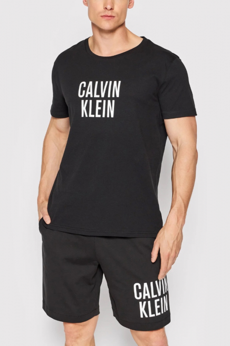 Tricou Barbati, Calvin Klein, Negru, Bumbac, Logo Printat [1]