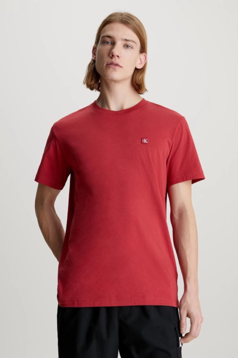 Tricou Barbati, Calvin Klein, Visiniu, Bumbac, Mini Logo [2]