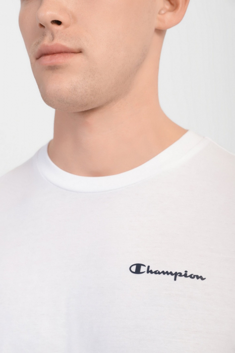 Tricou Barbati, Champion, Micrologo, Alb, Bumbac, XL [4]