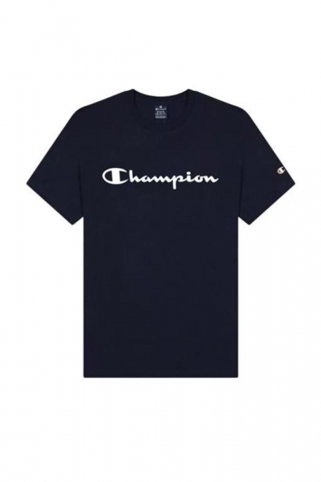 Tricou Barbati, Champion, Text, Albastru inchis, Bumbac, Logo [5]