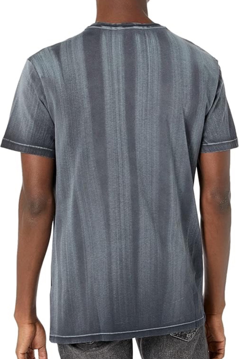 Tricou Barbati, Desigual, Printat cu diferite fețe, Bumbac, Gri [2]