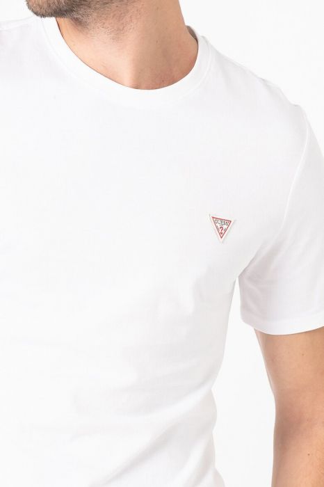 Tricou Barbati, Guess, Alb, Guler rotund, Bumbac, XL [5]