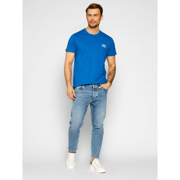 Tricou Barbati, Guess Jeans, Logo, Albastru, M INTL [4]