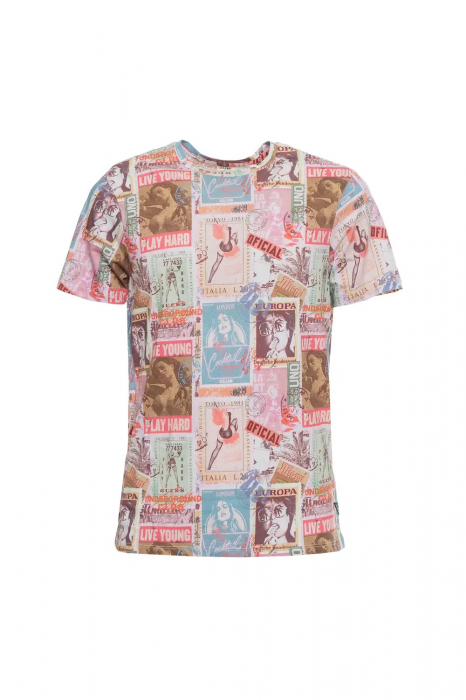 Tricou Barbati, Guess, Multicolor, Bumbac, M [6]