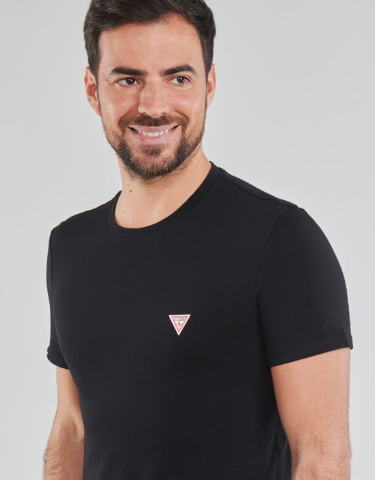 Tricou Barbati, Guess, Negru, Guler rotund, Bumbac, XL [5]