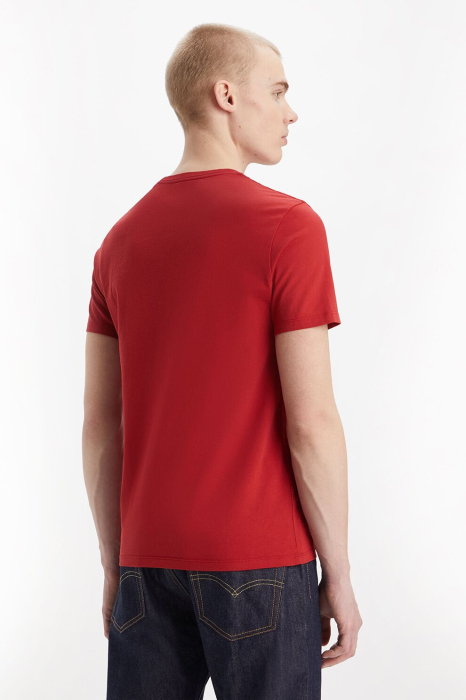 Tricou Bărbați, Levi's, Roșu, Bumbac, Logo Brodat [3]