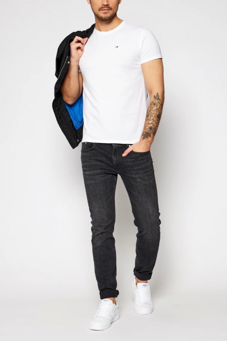 Tricou Barbati, Tommy Hilfiger, Logo brodat, Bumbac, Decolteu la baza gâtului [3]