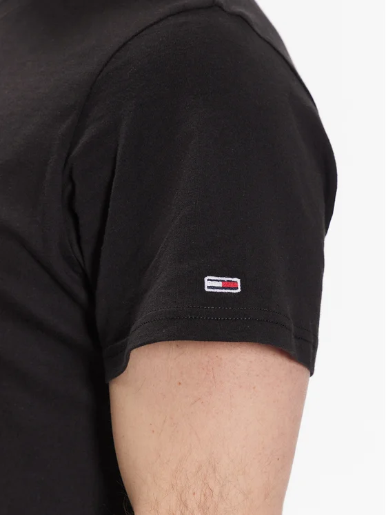 Tricou Barbati, Tommy Hilfiger, Negru, Logo, Bumbac, M [6]