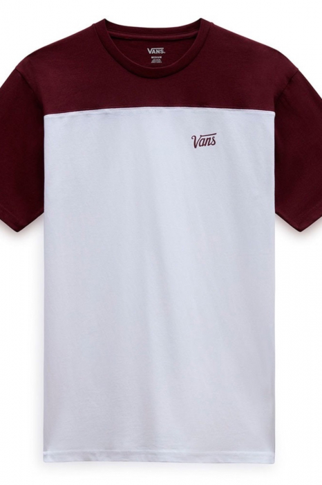 Tricou Barbati, Vans, Bumbac, Alb/Maro, M [4]