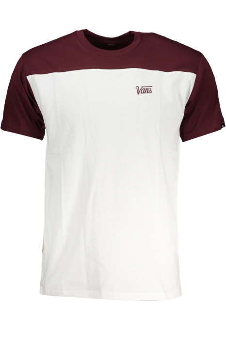 Tricou Barbati, Vans, Bumbac, Alb/Maro, M [1]